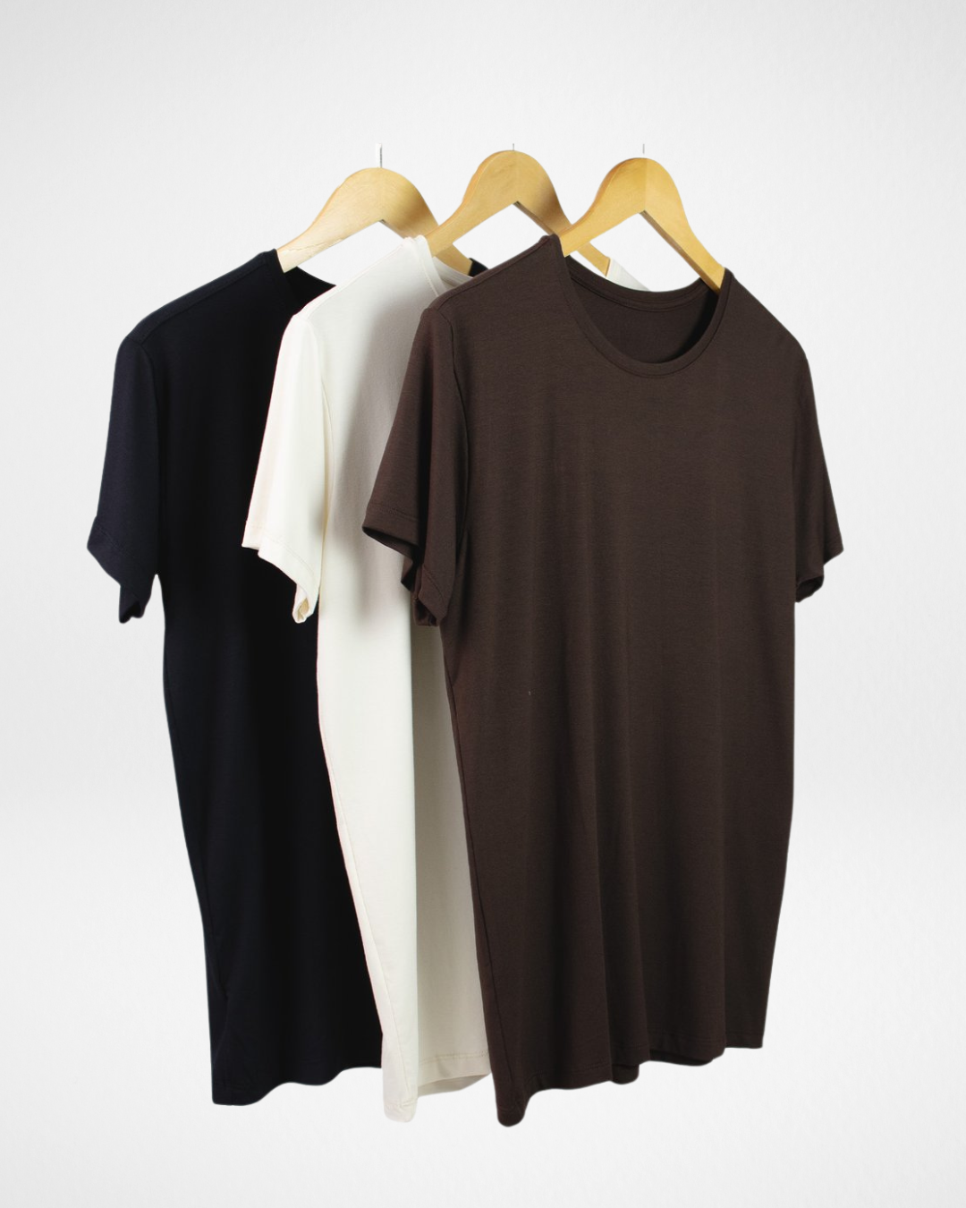 tech modal t-shirts for men in 3-pack front view; soft and breathable men’s tech shirts bundle; athletic fit modal tees for gym and casual wear; moisture-wicking and odor-resistant men’s t-shirts; close-up of lightweight tech modal fabric texture; premium performance t-shirts for men multipack; men’s quick-dry and stretch modal shirts set; wrinkle-resistant and durable tech tees for men; 3-piece activewear shirt set for modern lifestyle; comfortable and versatile tech shirts for men everyday use