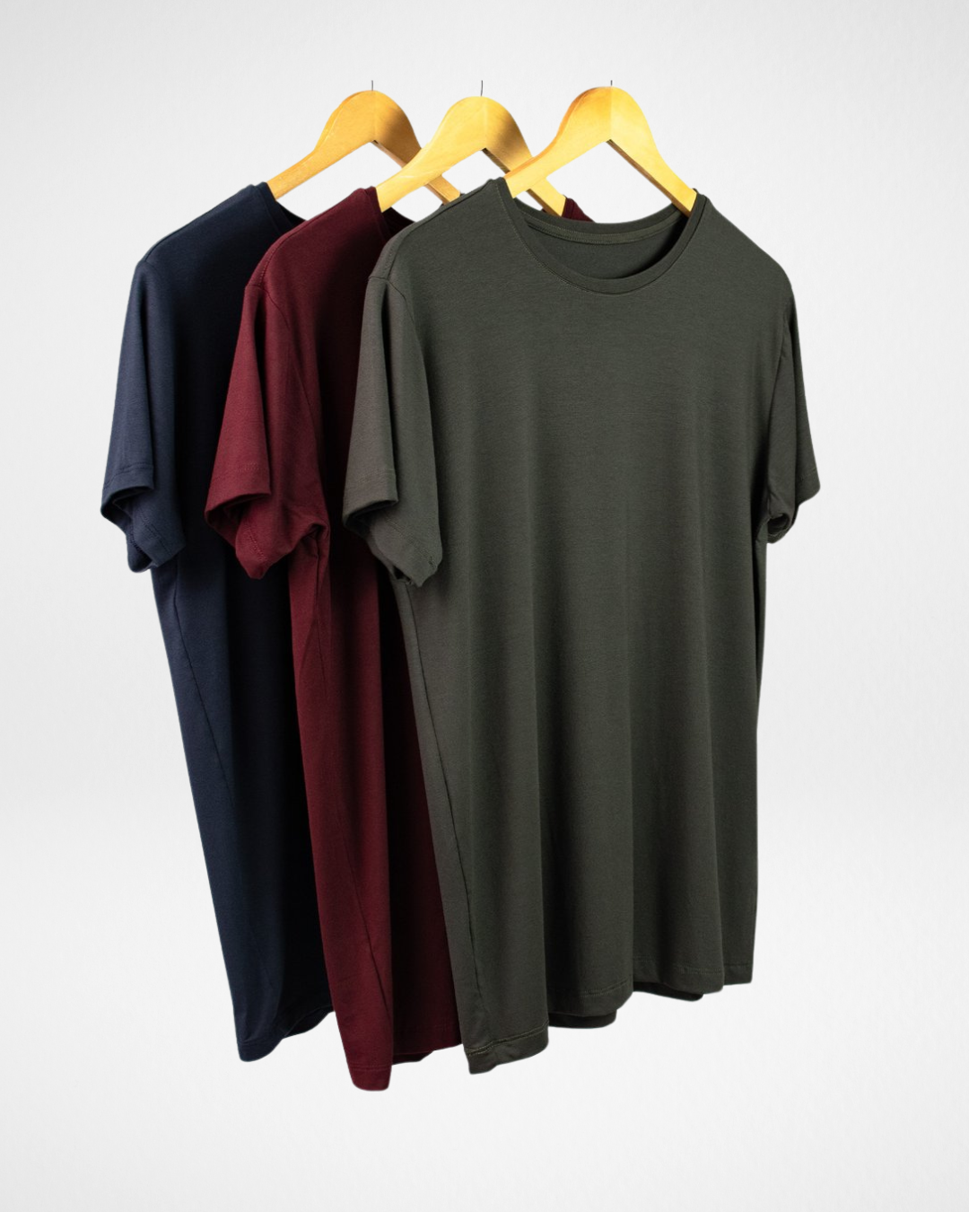 tech modal t-shirts for men in 3-pack front view; soft and breathable men’s tech shirts bundle; athletic fit modal tees for gym and casual wear; moisture-wicking and odor-resistant men’s t-shirts; close-up of lightweight tech modal fabric texture; premium performance t-shirts for men multipack; men’s quick-dry and stretch modal shirts set; wrinkle-resistant and durable tech tees for men; 3-piece activewear shirt set for modern lifestyle; comfortable and versatile tech shirts for men everyday use