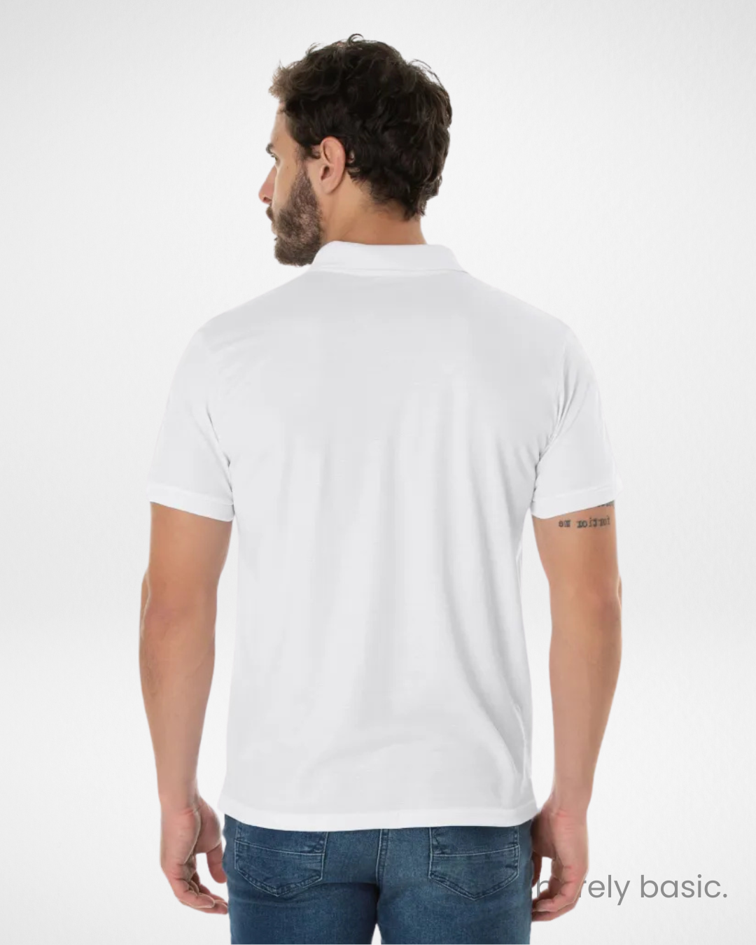 Men’s Premium Pima Piqué Cotton Polo Shirt – White