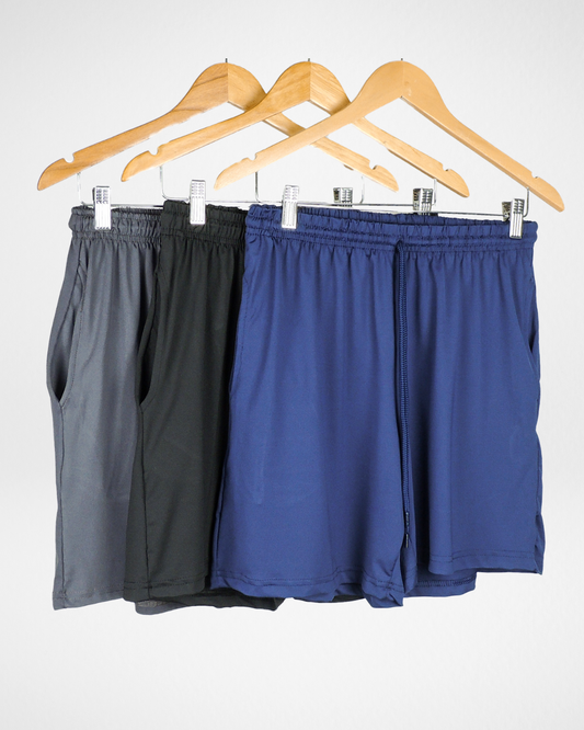 3er-Pack Dry Fit Sportshorts für Herren