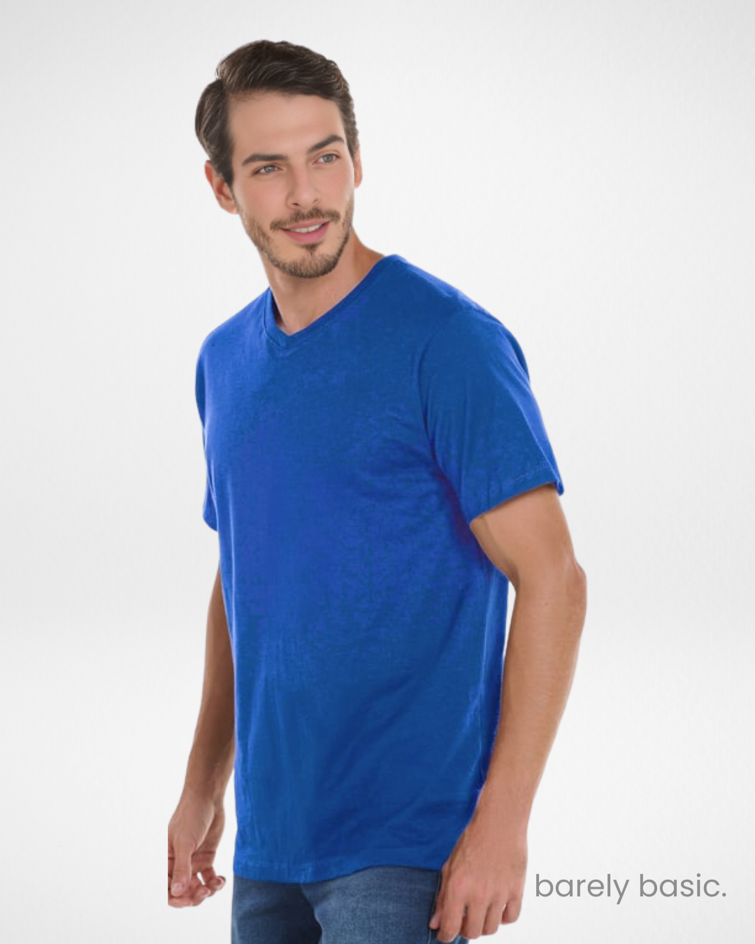 Men’s Premium Cotton V-Neck T-Shirt – 5-Pack