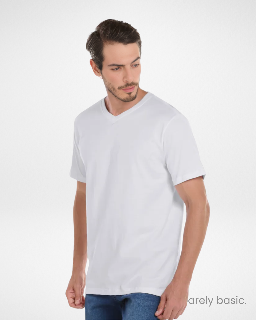 Men’s Premium Cotton V-Neck T-Shirt – 5-Pack