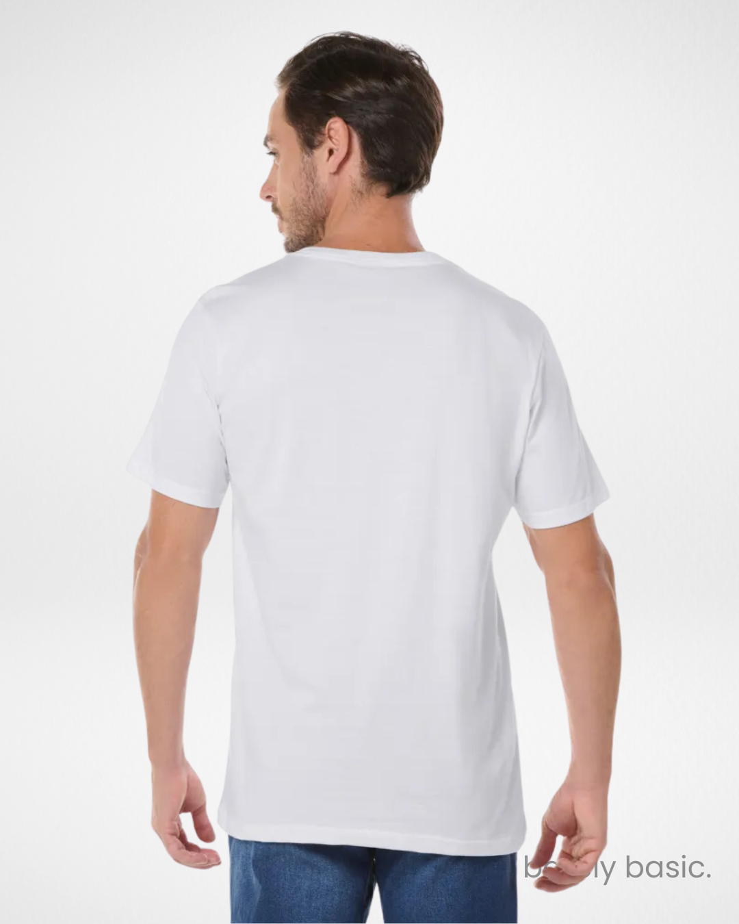 Men’s Premium Cotton V-Neck T-Shirt – 5-Pack