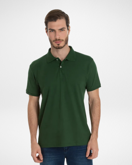 Men’s Premium Pima Piqué Cotton Polo Shirt – Green